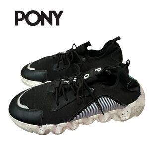 Pony Men's Black White PP1 Mars Men's Chunky Sneakers 12